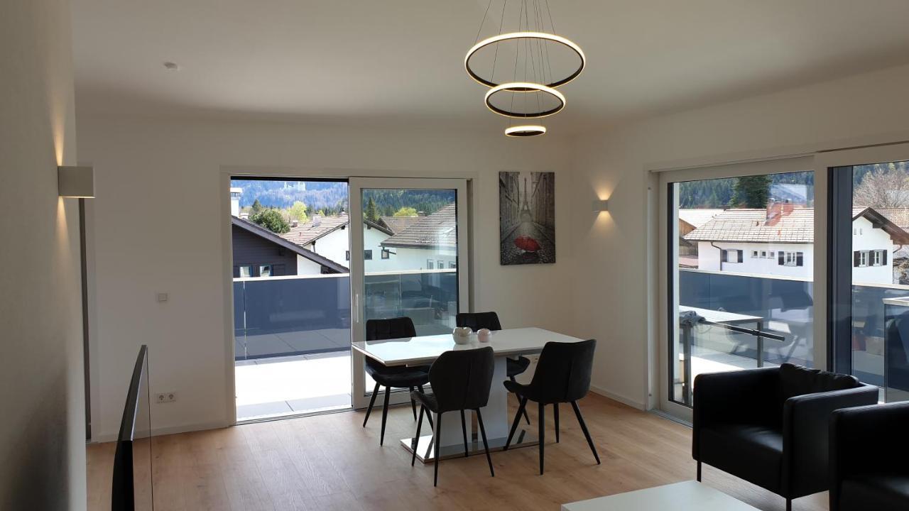 Panorama Penthouse Apartment Fussen Bagian luar foto