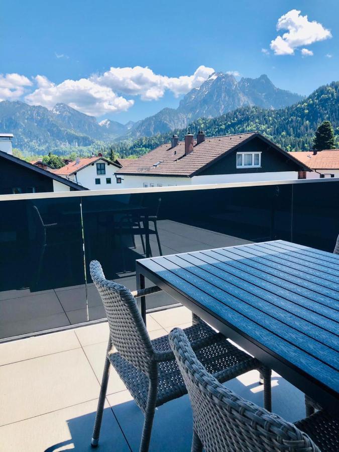Panorama Penthouse Apartment Fussen Bagian luar foto