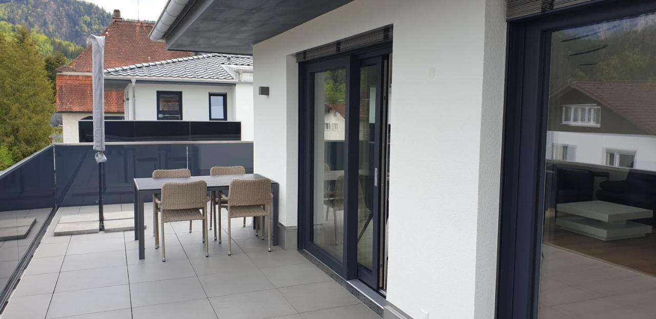 Panorama Penthouse Apartment Fussen Bagian luar foto