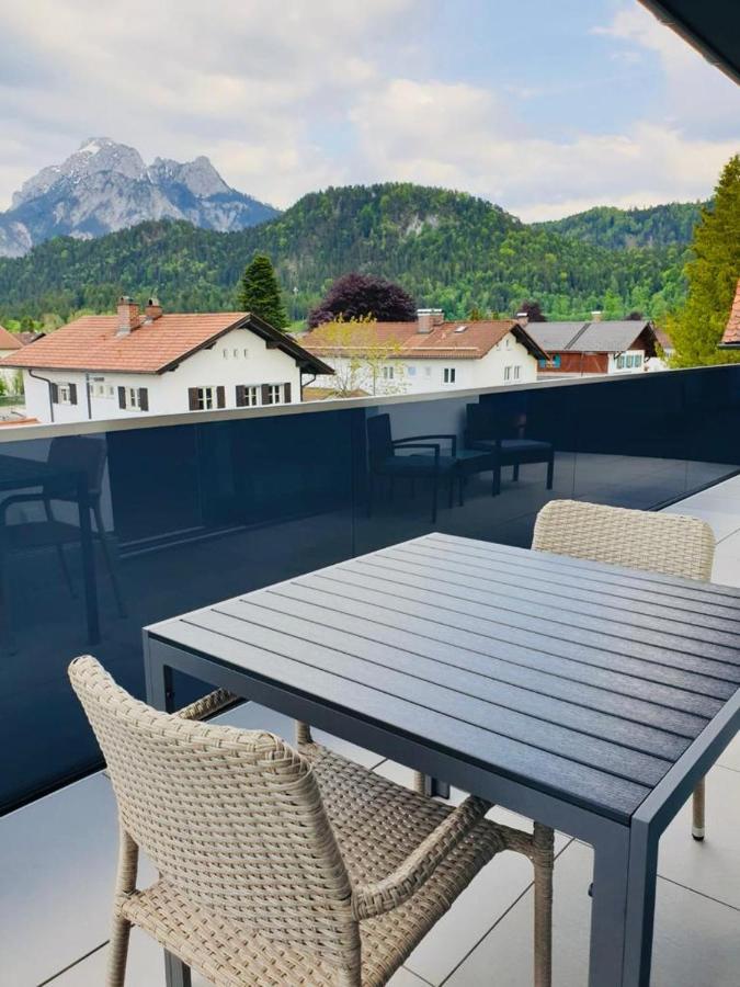 Panorama Penthouse Apartment Fussen Bagian luar foto