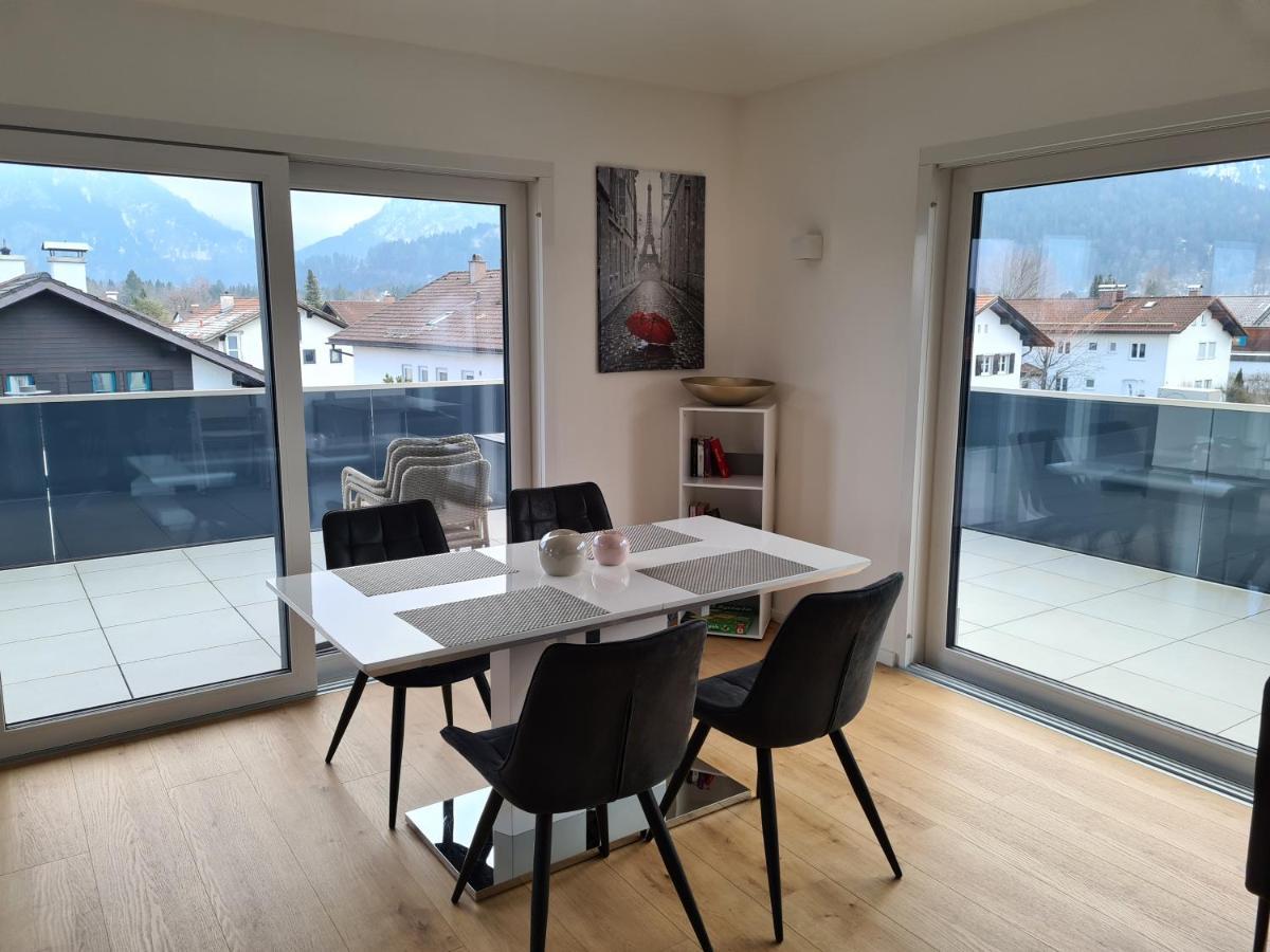 Panorama Penthouse Apartment Fussen Bagian luar foto