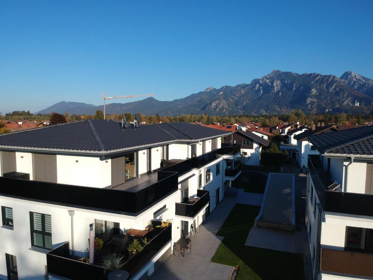 Panorama Penthouse Apartment Fussen Bagian luar foto