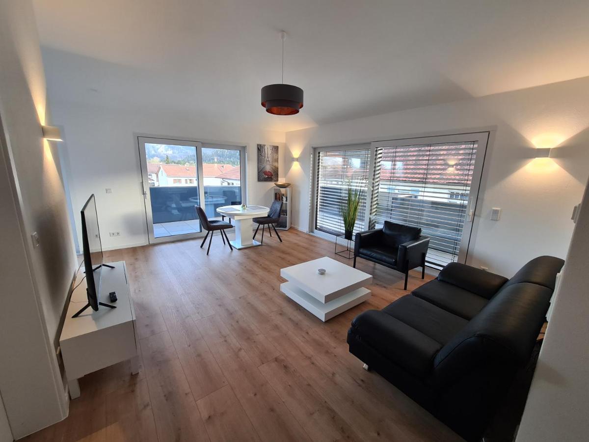 Panorama Penthouse Apartment Fussen Bagian luar foto